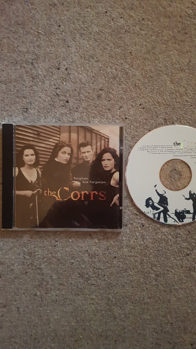 BillsonKevin's tweet photo. Another guilty pleasure .. I like to give the Corrs and their 'Forgiven Not Forgotten' cd a play every now and again. #Corrs #ForgivenNotForgotten https://t.co/yxuX7kIQSz