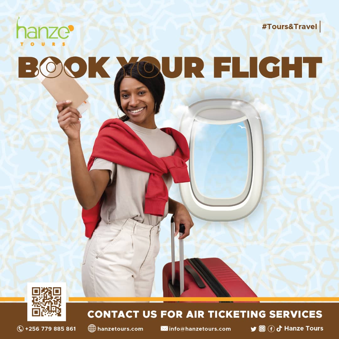 Don't let anyone turn your sky into a ceiling. # Book your Flight with HANZE TOURS @hanzetours @uganda_expozed @hanzetours1