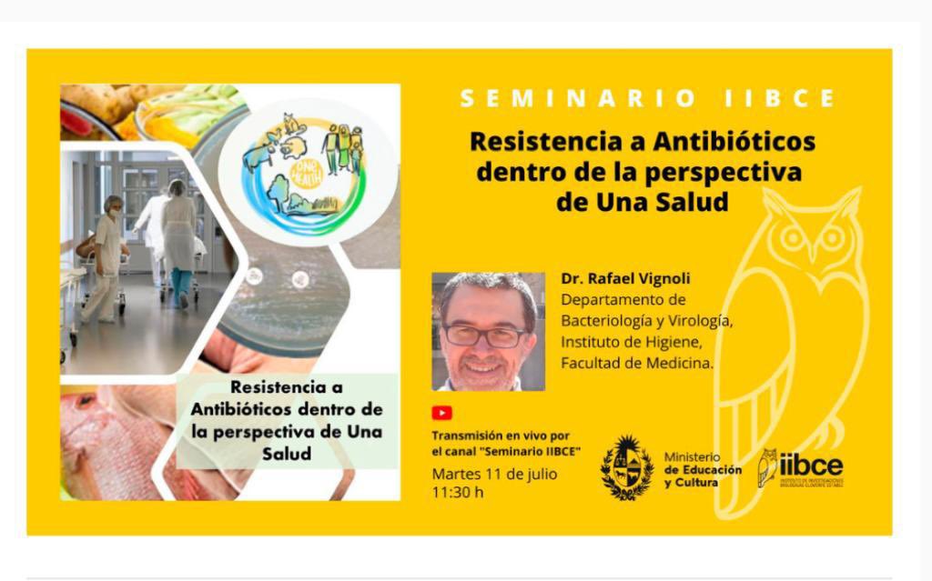 SociedadSum's tweet photo. Seminario Institucional el martes 11 de julio a las 11:30 modalidad virtual. “Resistencia a Antibióticos dentro de la perspectiva de Una Salud” Dr. Rafael Vignoli.
Zoom enlace: 
ID de reunión: 810 7879 1597 Código de acceso: 95215 https://t.co/FXYKfMbYj4
