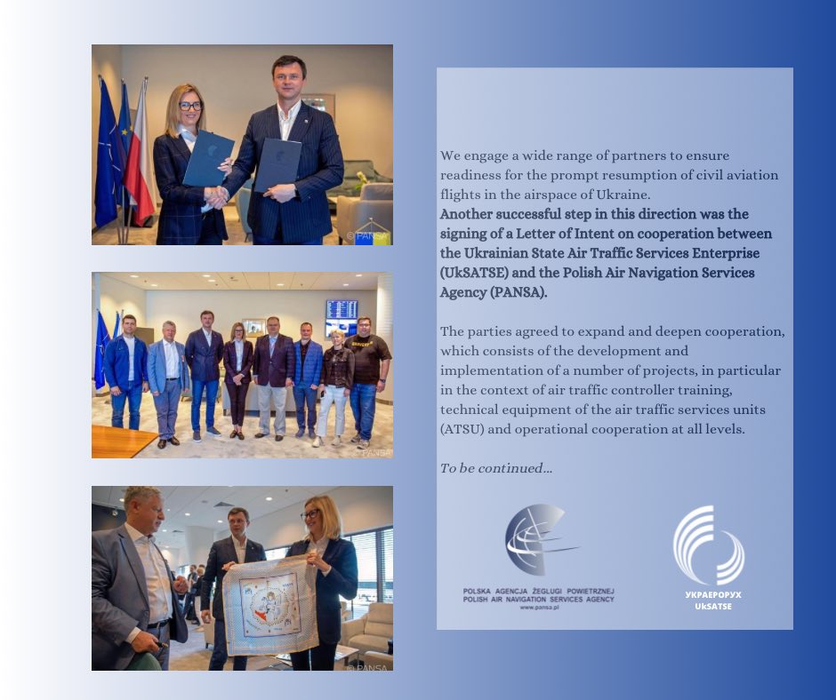 Uksatse_info's tweet image. UkSATSE team continues to work on the mechanisms to support the company's activities during the period of suspension of operations due to the military aggression of the russian federation.

@PANSA_PL #UkSATSE #PANSA