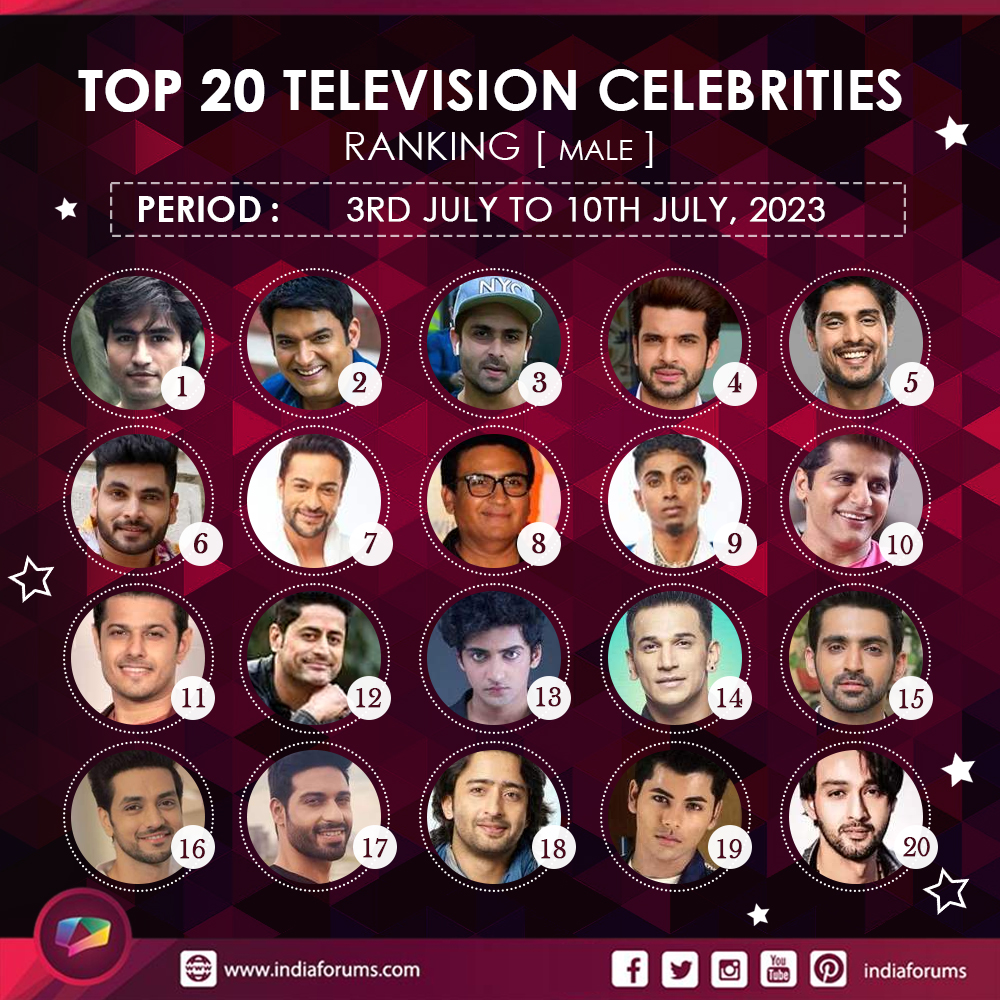 #CelebrityRanking: Here are the Top 20 male celebs that made it to the list. indiaforums.com/person/list?ci…