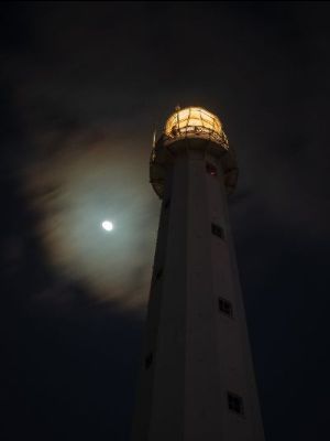 Our CEO @emilybronwen writes her final newsletter in response to the news shared today. The 'Hardest One to Write' Edition 10 July 2023 - mailchi.mp/theatrebristol… (image description: a dark foggy night, with a lighthouse shining and the moon')