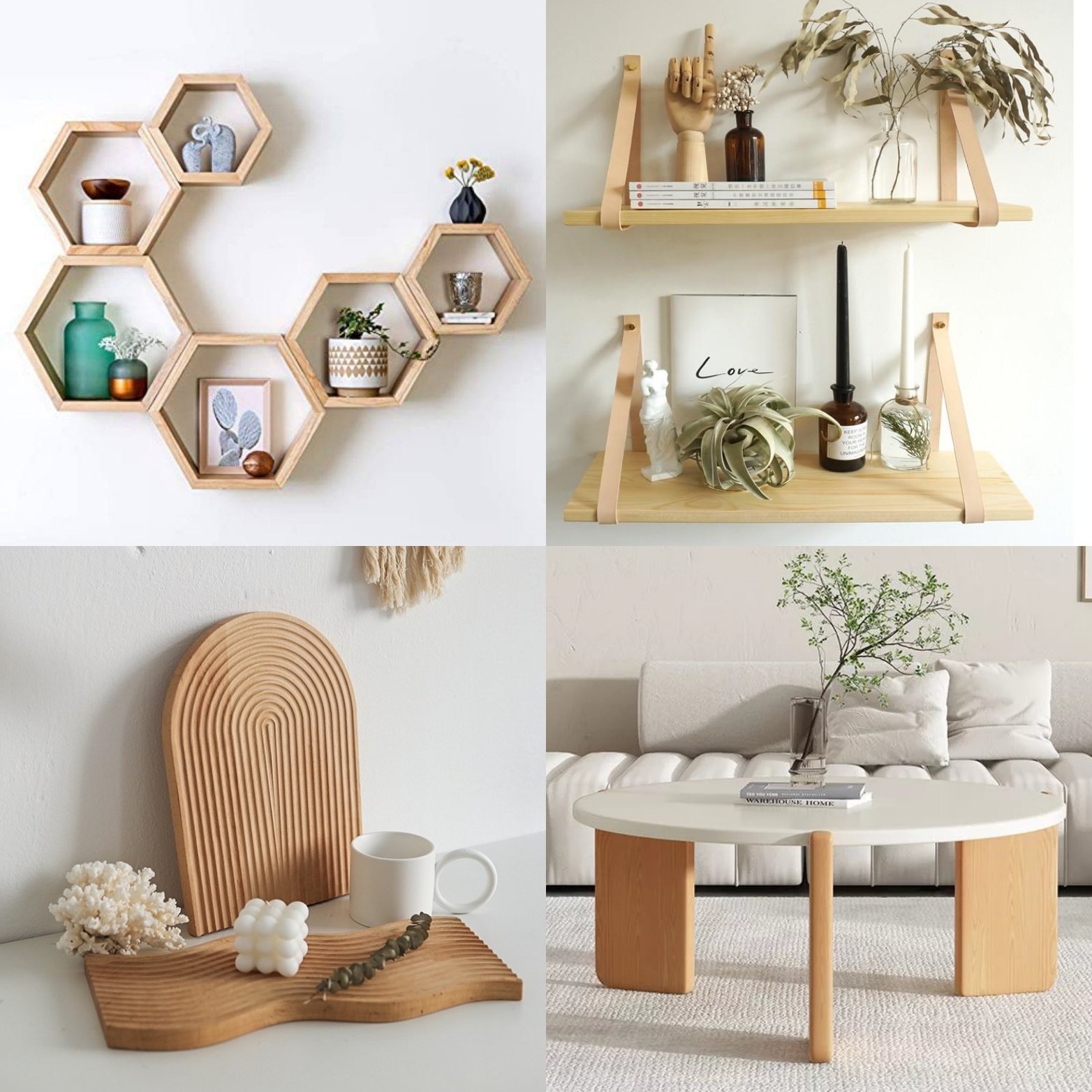 Déco Havén 🪑 on Twitter: "Wood decorations ideas for an aesthetic home ...