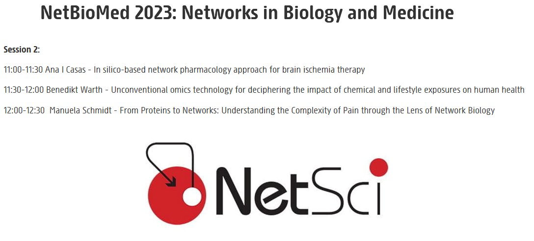 Benedikt Warth (@ben_warth) on Twitter photo Thanks for inviting me to present our current #exposome & #metabolome research <a href="/netsci2023/">NetSci 2023</a> in the #NetBioMed satellite meeting.
<a href="/VeraPancaldi/">Vera Pancaldi verapancaldi.bsky.social</a> <a href="/MencheLab/">Jörg Menche</a> <a href="/net_science/">NetScience</a> #exposomics #prevention Thanks for inviting me to present our current #exposome & #metabolome research <a href="/netsci2023/">NetSci 2023</a> in the #NetBioMed satellite meeting.
<a href="/VeraPancaldi/">Vera Pancaldi verapancaldi.bsky.social</a> <a href="/MencheLab/">Jörg Menche</a> <a href="/net_science/">NetScience</a> #exposomics #prevention