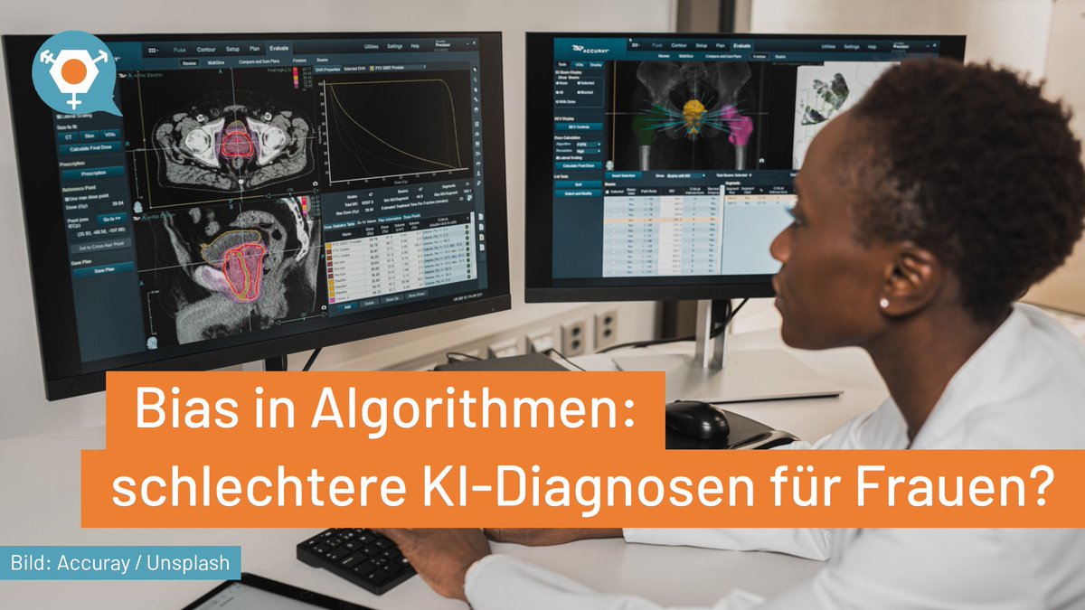 #Algorithmen spiegeln die Werte ihrer Entwickelnden wider. Und in der #KI-Entwicklung können Trainingsdaten zusätzlich einen #Bias haben. Über den Einsatz in der #Medizin und die Chancen und Risiken für #Frauen berichtet <a href="/ARTEde/">ARTE</a>:
arte.tv/de/videos/1132…