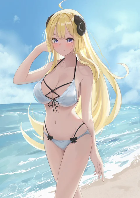 「海きれいだね」#つのまきあーと 