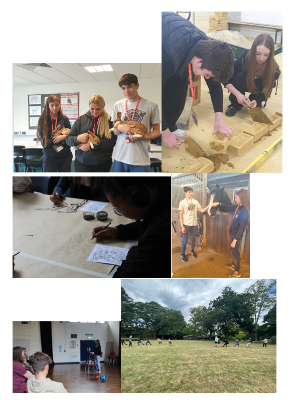 Year 10 had the opportunity on Personal Development Day to experience taster sessions at Farnham, Guildford and Merrist Wood colleges. They took part in a great variety of subjects, giving them lots to think about when applying for colleges next year.