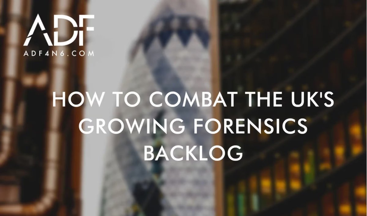 ForensicFocus's tweet image. How To Combat The UK’s Growing Forensics Backlog buff.ly/3D5KWtH #ADFSolutions #DFIR