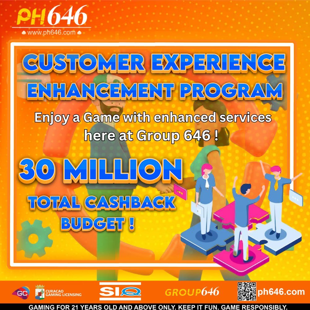 💸 30 MILLION TOTAL CASHBACK BUDGET❗️

You may check your PH646 account for more details. 

📥 REGISTER HERE:
➡️ CLICK HERE bitly.ws/IKNT

🪧 PH646 Partners SNS:
➡️ CLICK HERE  bit.ly/3UAgQqh

 #ph646 #ph646partners #jackpot #TRUSTEDCASINO  #WhatCantYouDo