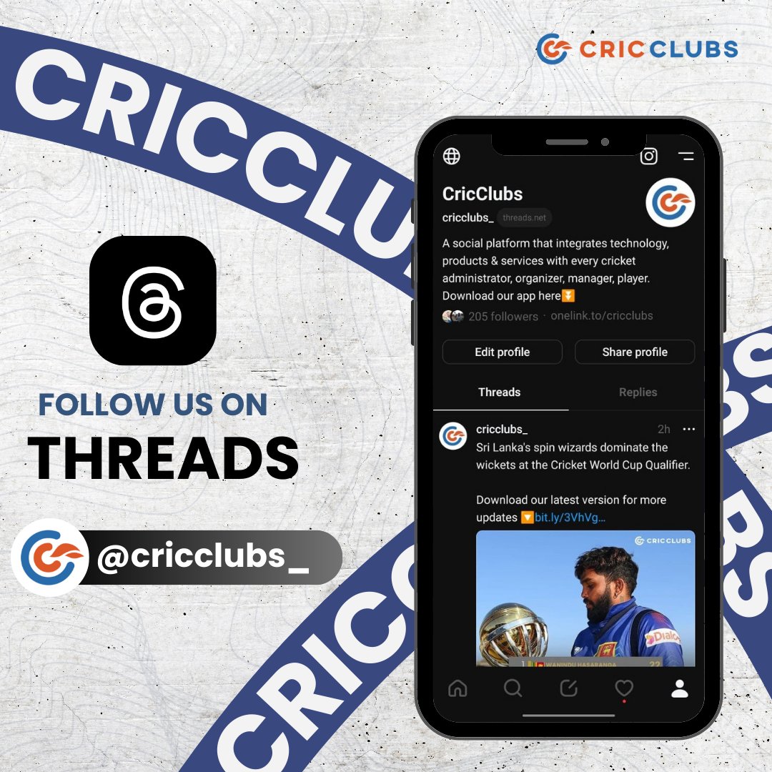 CricClubs on Twitter