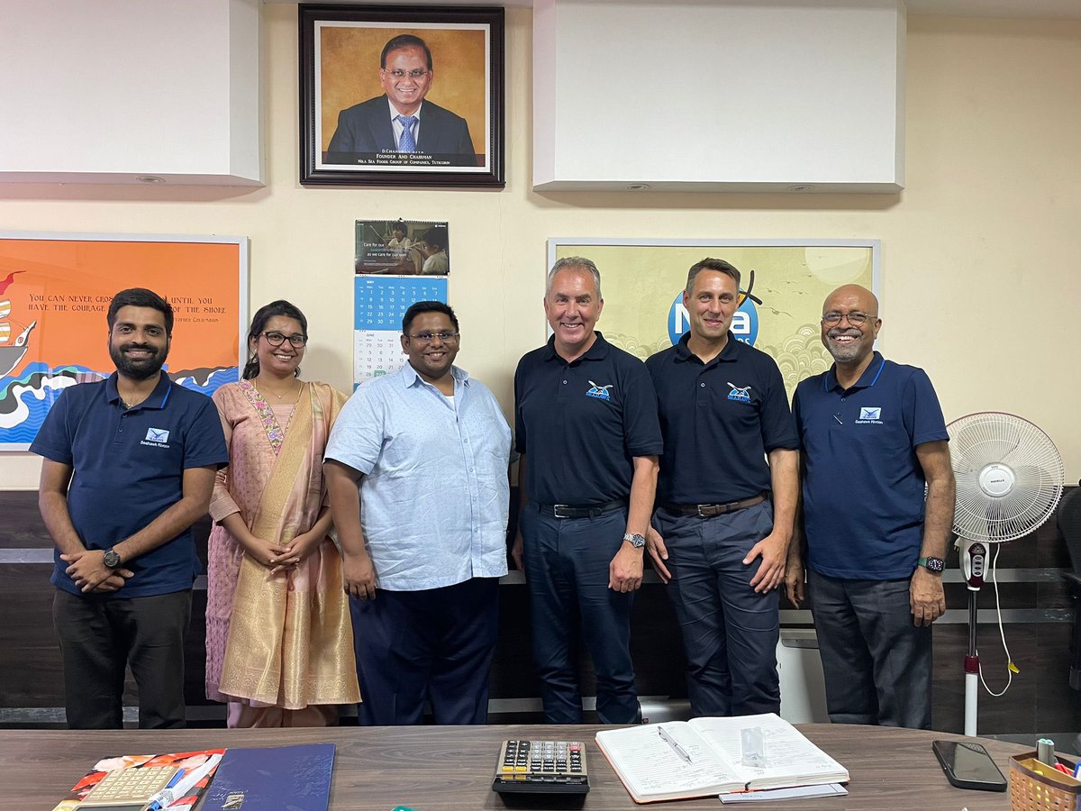 SeahawkLtd's tweet photo. Last week we traveled to #India to forge connections with new #suppliers and to strengthen existing partnerships. It’s always great to get a better understanding of the product’s journey and see for ourselves where the product comes from.
#sourcingresponsable #businessconnections https://t.co/YhYjINn5HB