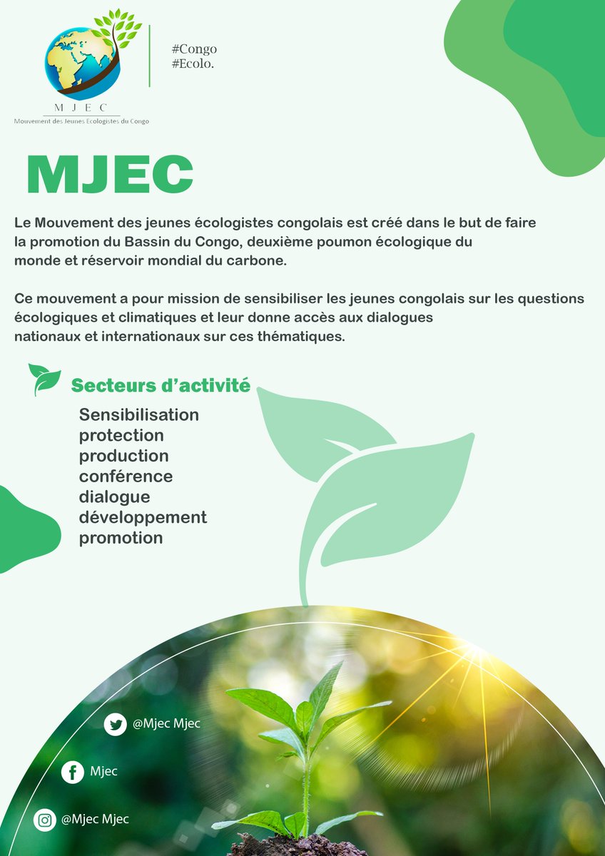 Mjec_242's tweet photo. Mouvement des jeunes écologistes du Congo https://t.co/IZGArKcFDc