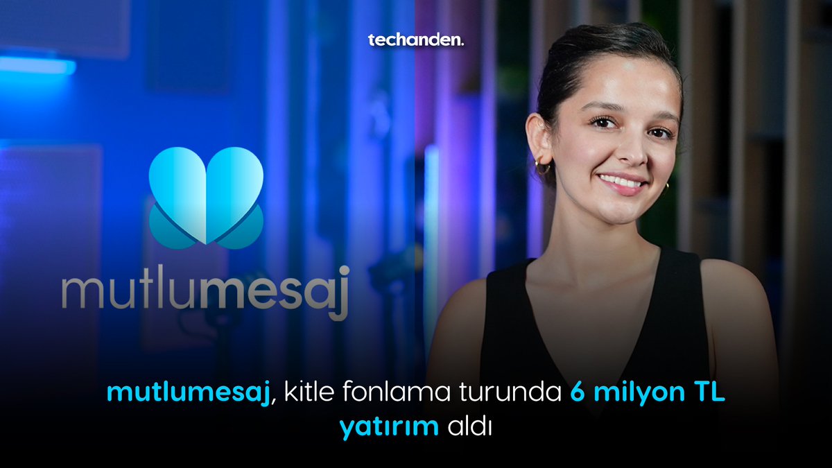 techanden's tweet photo. Mutlumesaj, StartupBurada üzerinden çıktığı kitle fonlama turunda 60 milyon TL değerleme üzerinden 6 milyon TL yatırım aldı.
@mutlu_mesaj 
#Mutlumesaj #Yatırım #startup #yapayzeka

https://t.co/JifDHJzpcV https://t.co/qvcmcmUopX