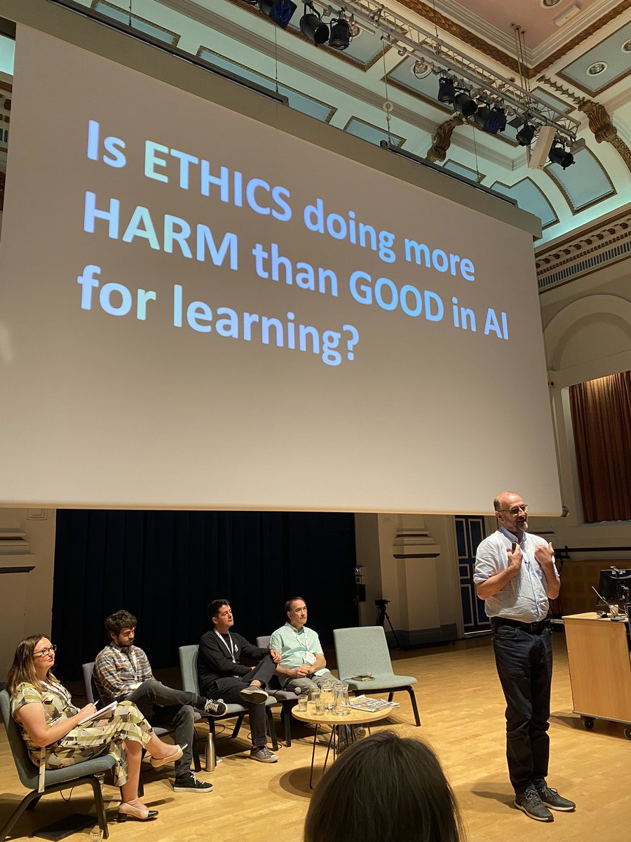 Next up @DonaldClark on Ethics and AI… #OLS23