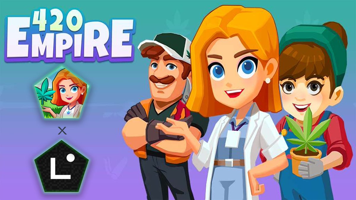 ⛳420 Empire is developed by the professional game development and publishing studio Weedverse.

🏆 x10 WL 

To Entry
1⃣Follow:<a href="/Forward_TD/">Forward</a> <a href="/NewMoon_td/">New Moon</a> <a href="/420empire1/">420 Empire | $Weed</a> <a href="/Moon1ightSt/">Moonlight🌙月光 🐥 🔱 🔆</a> 
2️⃣ RT + Like + Tag
3⃣join ：discord.gg/fSnkTzHD

⏰ 48 hours
 #Giveaways #NFT