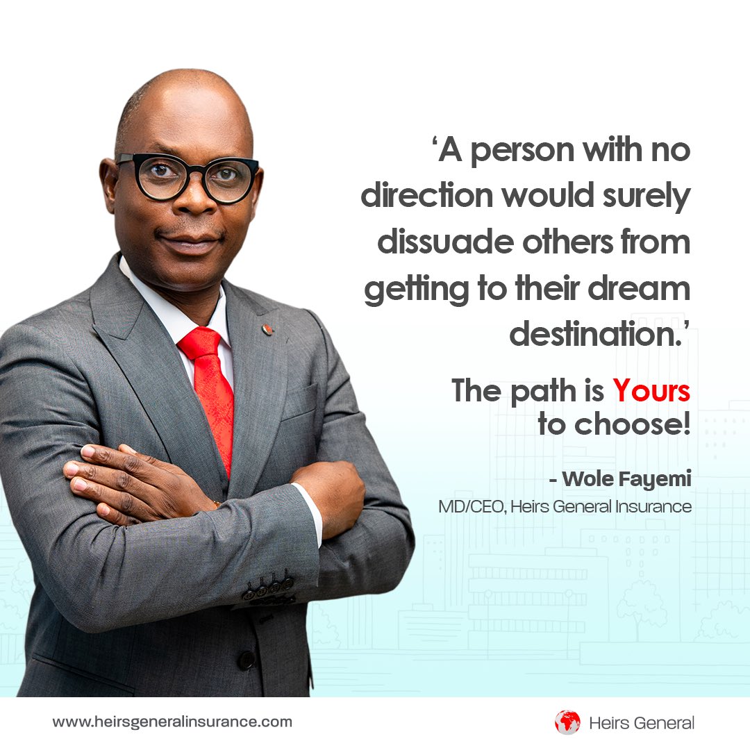 HeirsInsurance_'s tweet photo. Stay focused and diligent 🚀🚀.
Our Monday Motivation by the MD/CEO Wole Fayemi.
#SimpleLifeIsHere #ProtectedByHeirsInsurance https://t.co/SiStCmg7jA