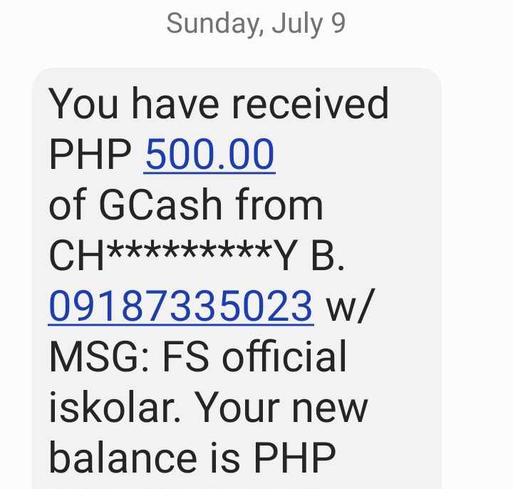 CarreLcine's tweet photo. 500 pesos allowance received
Thank you so much po. Malaking tulong po ito samin. 💙 @mOmmacHristina5
@FranSethOFC_ 

#FranSeth https://t.co/B01Ppqls21