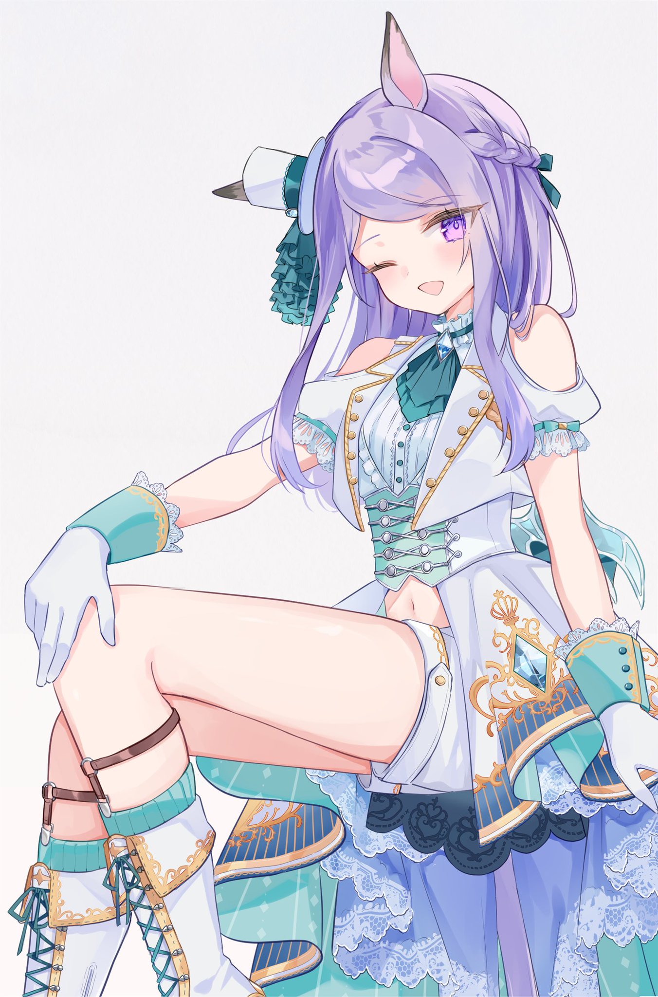 早い者勝ち❣️ウマ娘 メジロマックイーン 白 勝負服 セット