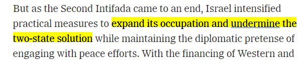 This guest essay in @nytopinion by @TareqBaconi, punishes readers with so many lies it's practically gaslighting. 🧵

The potential peace deals from 2005, 2006, 2013 & so on say otherwise.