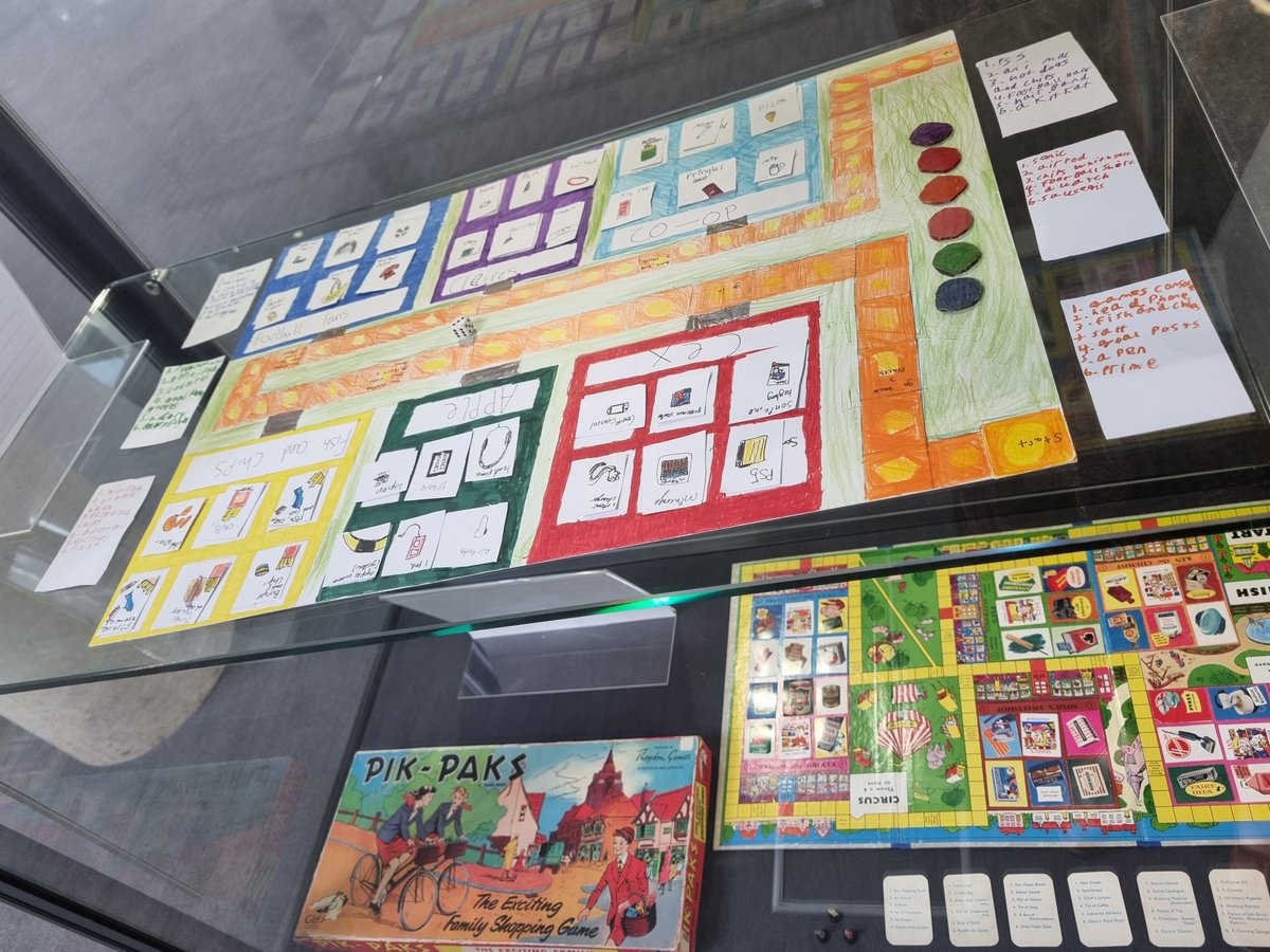 MuseumLearning's tweet photo. Here is a sneak peek of 'Play Through Time' ahead of our #community exhibition view. Co-curated with Year 7 students, this #exhibition is part of our  @HeritageFundL_S  project.

#museum #learning #play #toys #games https://t.co/fJrwuNHZ6t