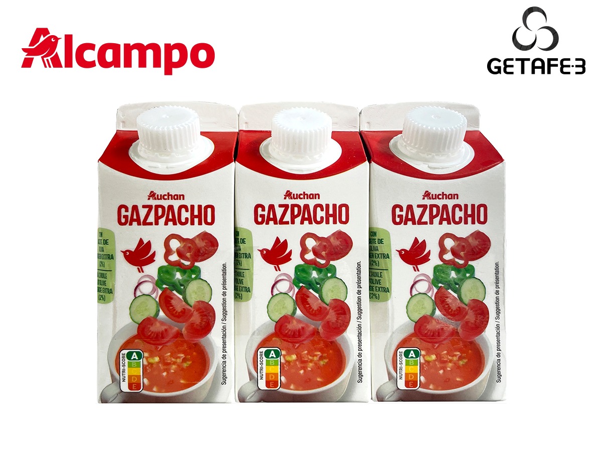 𝑬𝒏𝒄𝒖𝒆𝒏𝒕𝒓𝒂 𝒆𝒏 𝑨𝒍𝒄𝒂𝒎𝒑𝒐 𝒍𝒂 𝒄𝒐𝒎𝒊𝒅𝒂 𝒅𝒆𝒍 𝒗𝒆𝒓𝒂𝒏𝒐🍅
En <a href="/alcampo/">Alcampo</a>  de Getafe 3, puedes encontrar una increíble variedad de gazpachos fresquitos para combatir este calor🧃