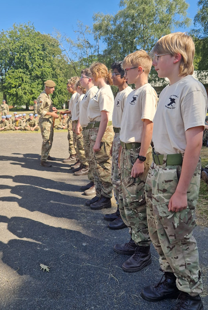 Our Cadets had a fantastic time at central camp last week.  They  received medals for coming 2nd in Drill and 3rd in the Command Task. Well done to all the cadets for their excellent behaviour and positivity throughout a tiring week and thanks to the staff who also attended camp.