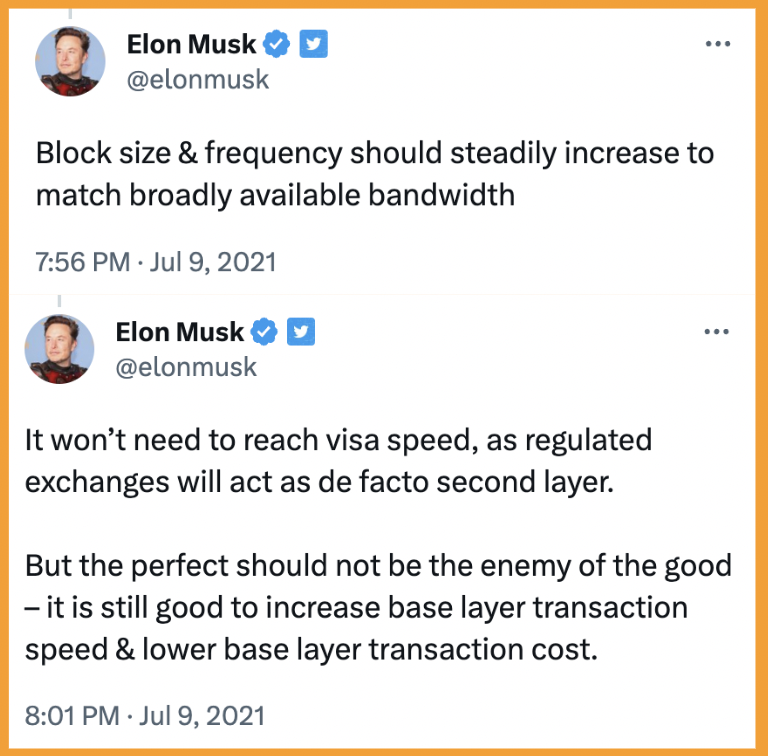 pete_rizzo_'s tweet photo. 💀 The moment Elon Musk stopped understanding #Bitcoin, exactly 2 years ago https://t.co/qnTyW2Z3ae