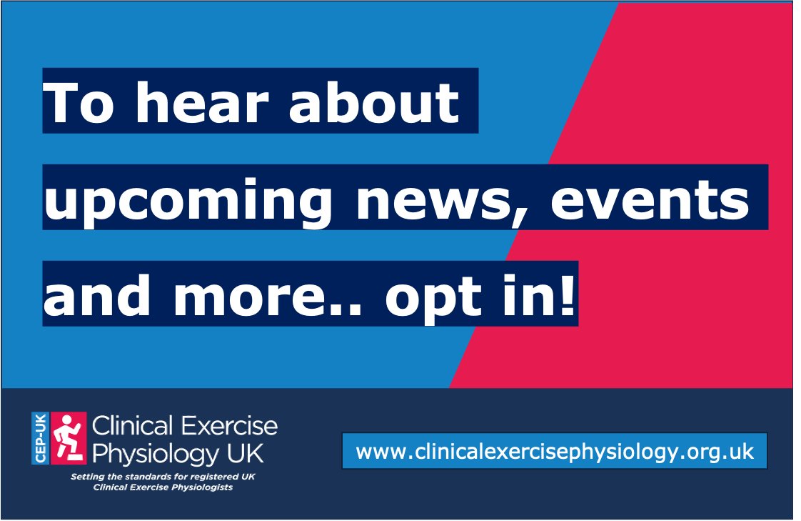 Clinical Exercise Physiology UK tweet media