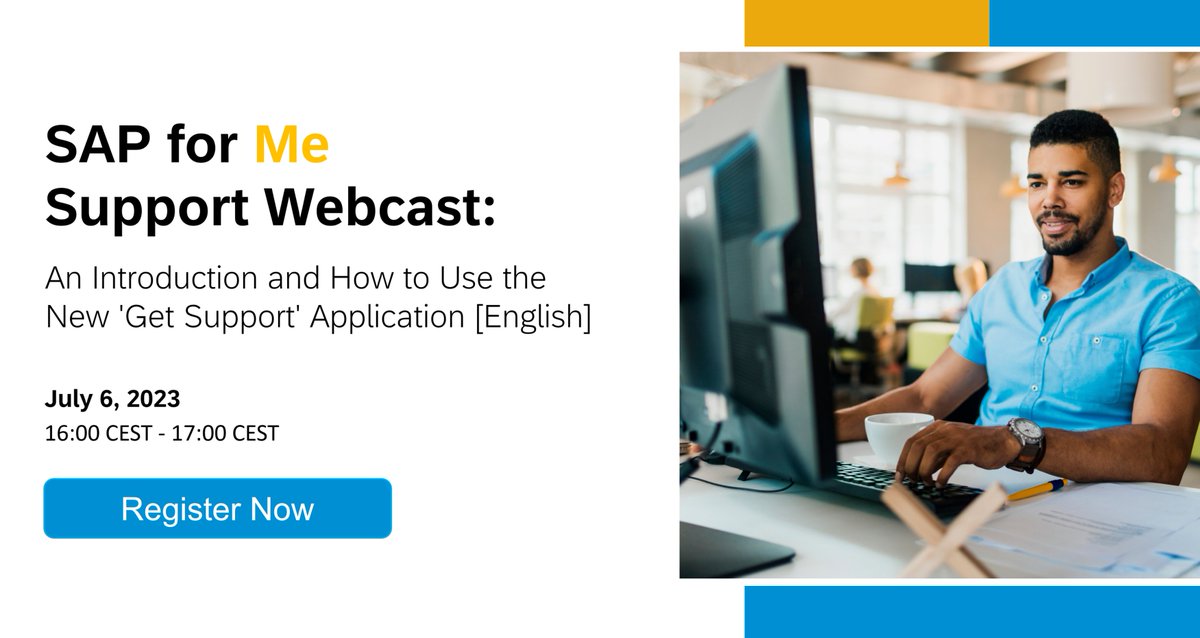 With Schedule an Expert you connect one-on-one with #SAPSupport experts in a live, 30-minute conference call and screen-sharing session. Check out the details on the blog imsap.co/6010PKkSj and learn more on the SAP Support Portal: sap.to/611013eIYB