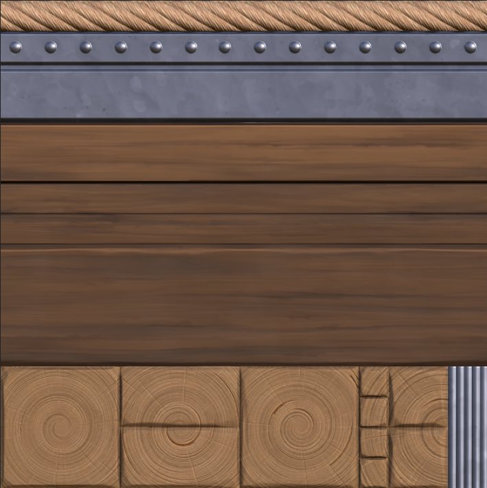 faycrest's tweet photo. First pass trim sheet complete
#textures #3D #gamedev #wood #indiedev #stylizedtextures https://t.co/nds5tMiFih