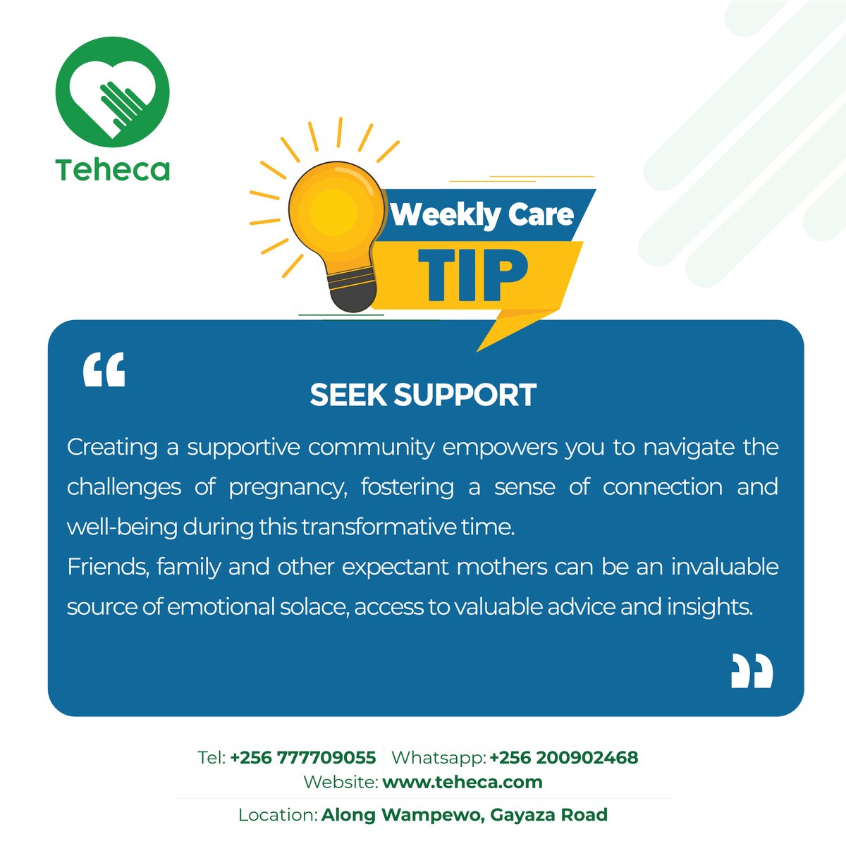 tehecaug's tweet photo. 🌸 Seeking support during pregnancy is essential! 🤰Whether it's advice, emotional encouragement, or physical assistance,  a strong support system makes this journey more beautiful. 

Find out how @teheca can help  👉 https://t.co/3XjSHOtjaN   

#MaternityNurses #PrivateNurses https://t.co/mYuJcEwno0