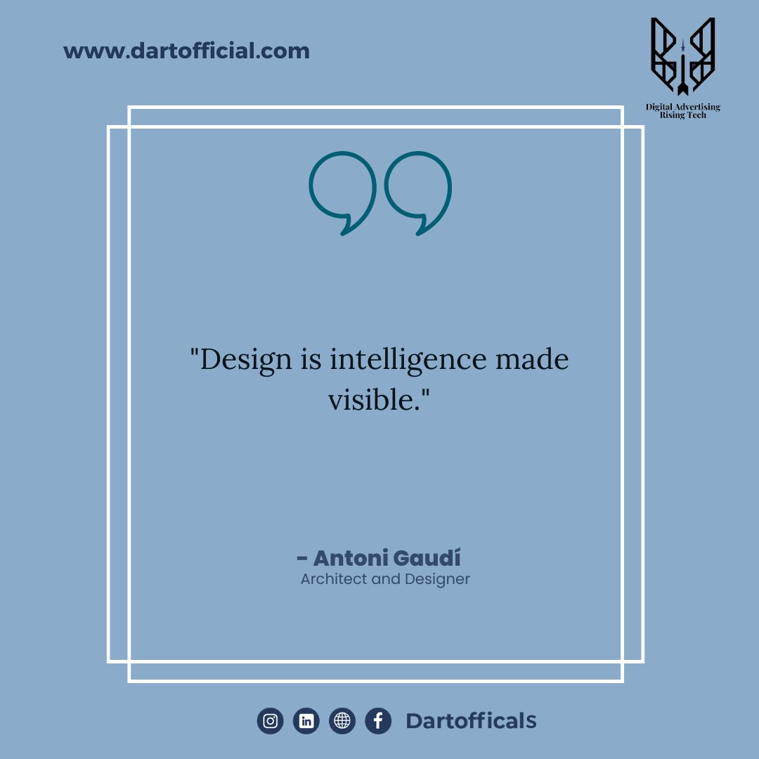 dart_officials's tweet image. DART values intelligent design's impact. We create stunning visuals that convey your message. Let us unlock the potential of your brand through our innovative design solutions.

#DesignIntelligence #CreativeAgency #VisualCommunication #DesignThinking #DARTRevolution