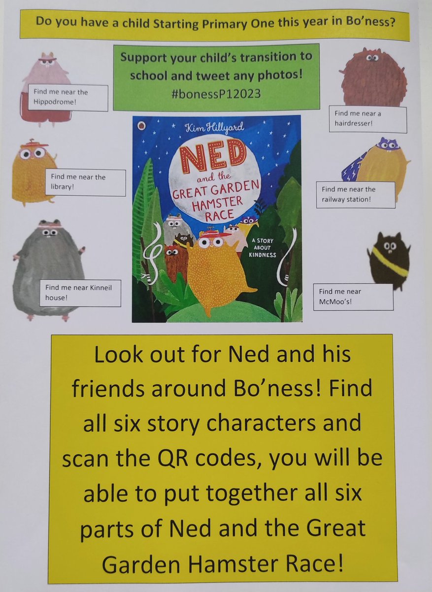 Do you have or know a child going into Primary 1? Then you will know Ned!! #bonessP12023