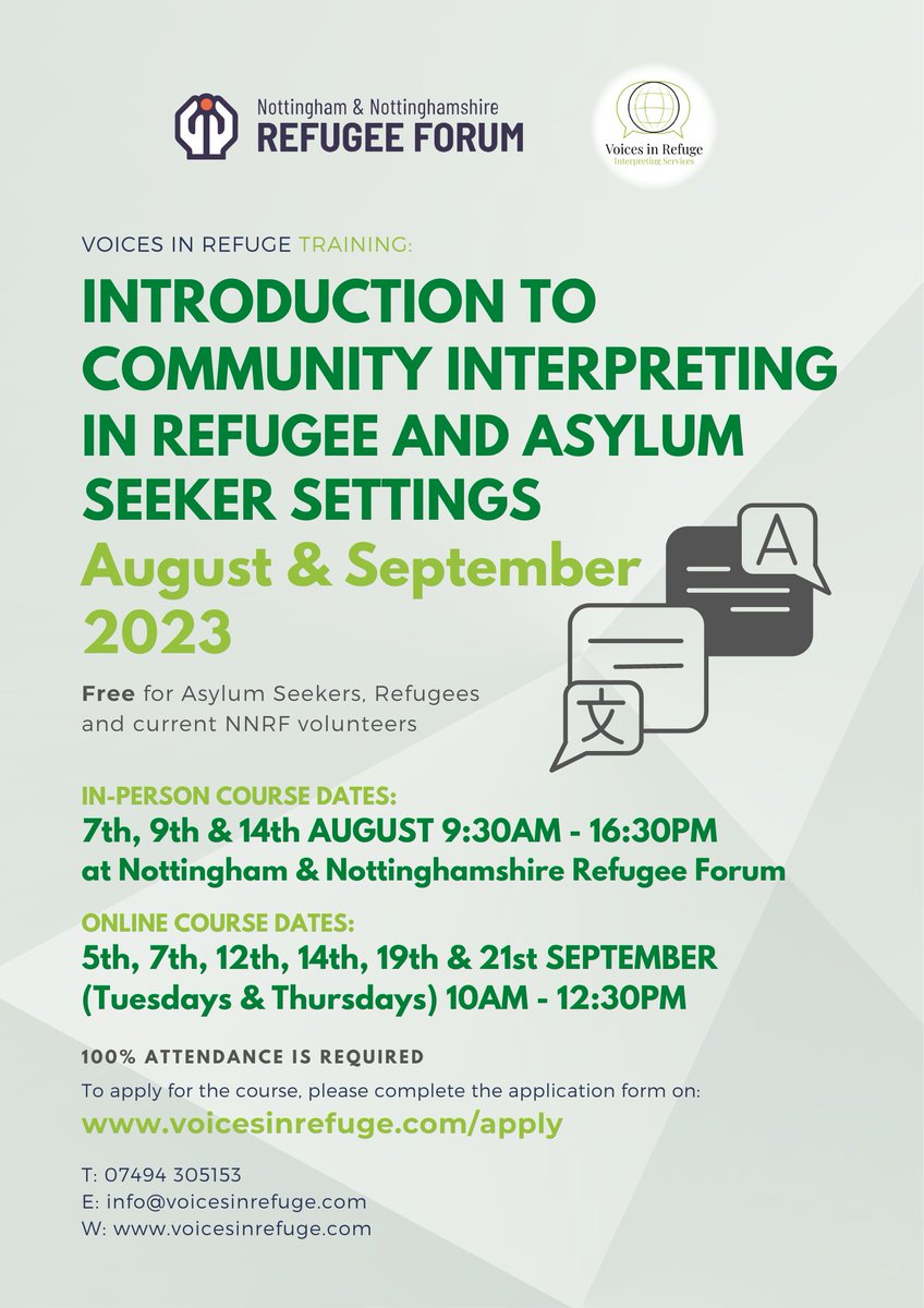 Voices in Refuge (@voicesinrefuge) on Twitter photo 