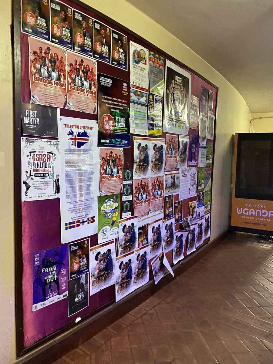 Goodmorning &amp; Cheers to the New Week. 

As you visit the National Theatre, enter hesitate to check out our main Notes board - For all the Upcoming Events 

Have a Blessed Week Ahead!