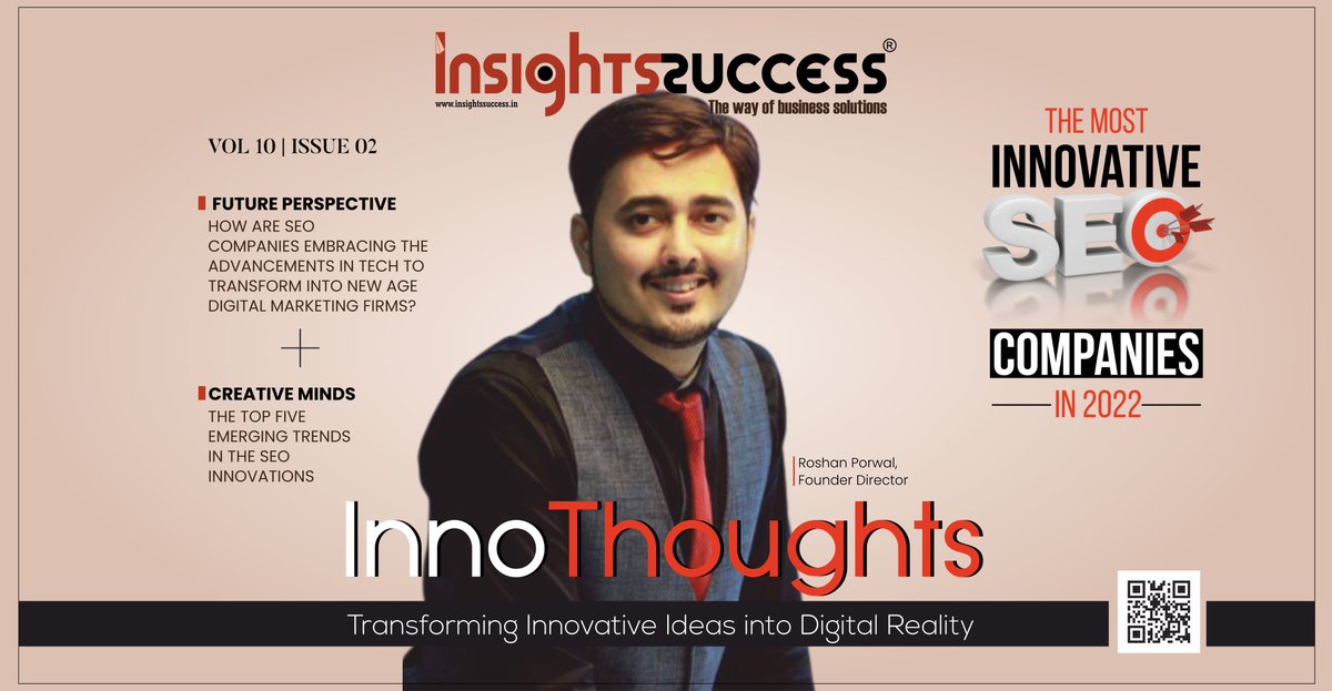 insightssuccess's tweet image. In the latest edition, The Most Innovative SEO Companies in 2022 we featured #Innothoughts, a prominent #digitalmarketing company providing excellent services &amp;amp; solutions. The company works on #SEO, SMM, SEM, Content #Marketing, Email Marketing, etc
lnkd.in/dpythPWm