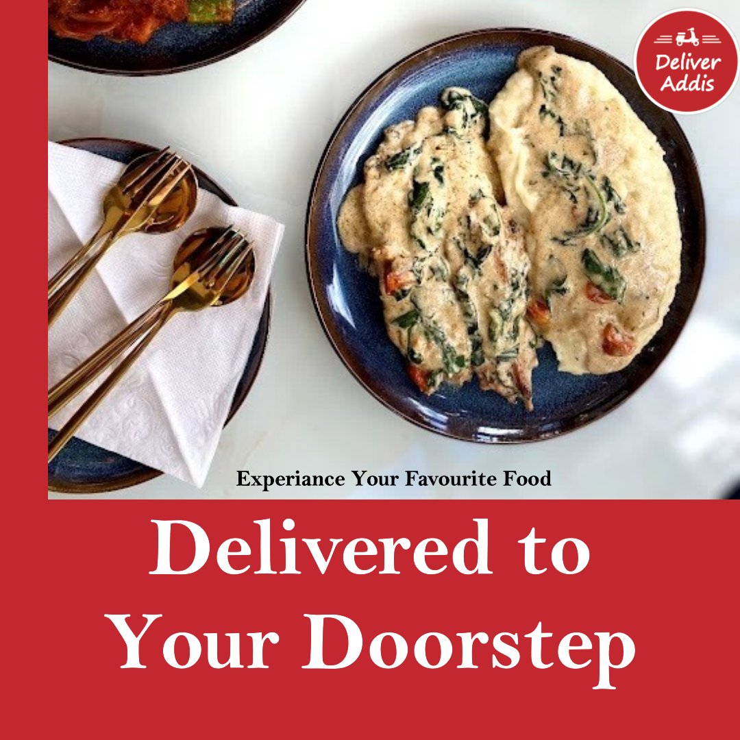 Food is not just eating, It's an experience. 
Experience your favourite food with Deliver Addis. 
Order now!!!