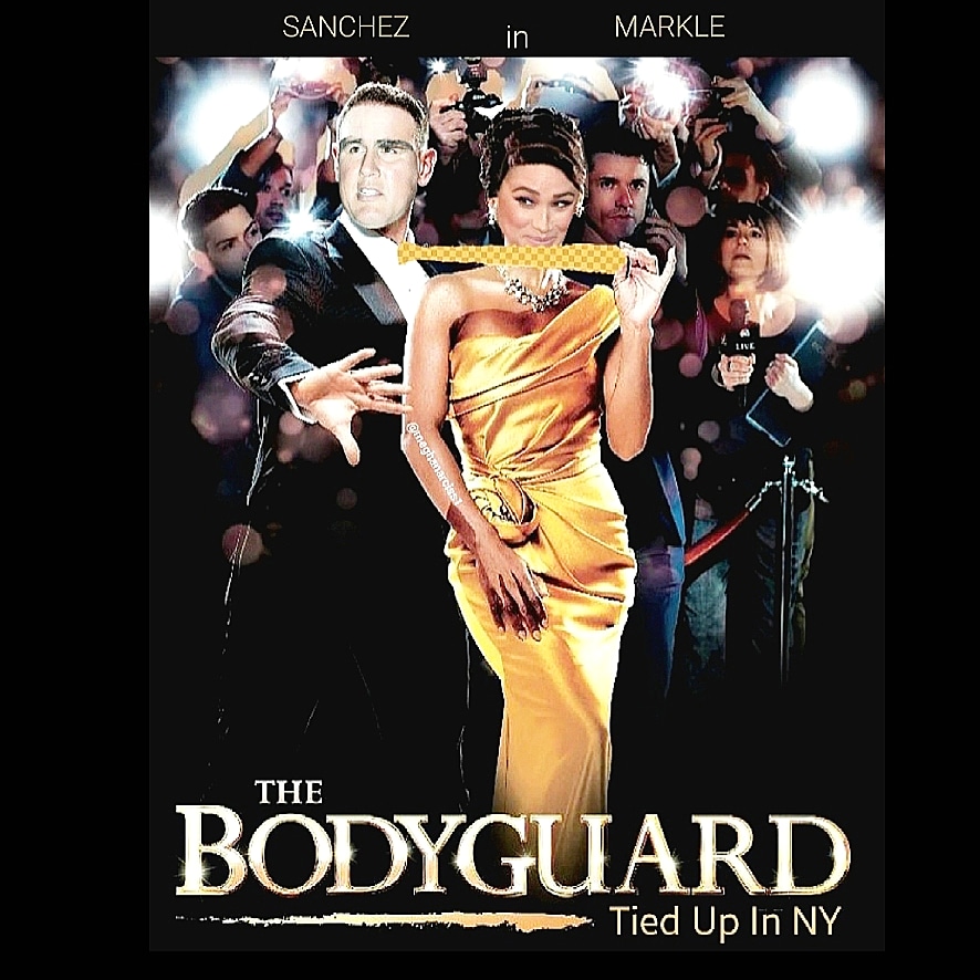 Meghanarciss1's tweet image. Kevin could take the script in only 2 directions - either  Meghan plays a rich, single 43% Nigerian Duchess who is seduced by her bodyguard or she plays a middle-aged unsuccesful actress who marries a dim Prince and cheats on him with the bodyguard. My money's on the latter. 😂