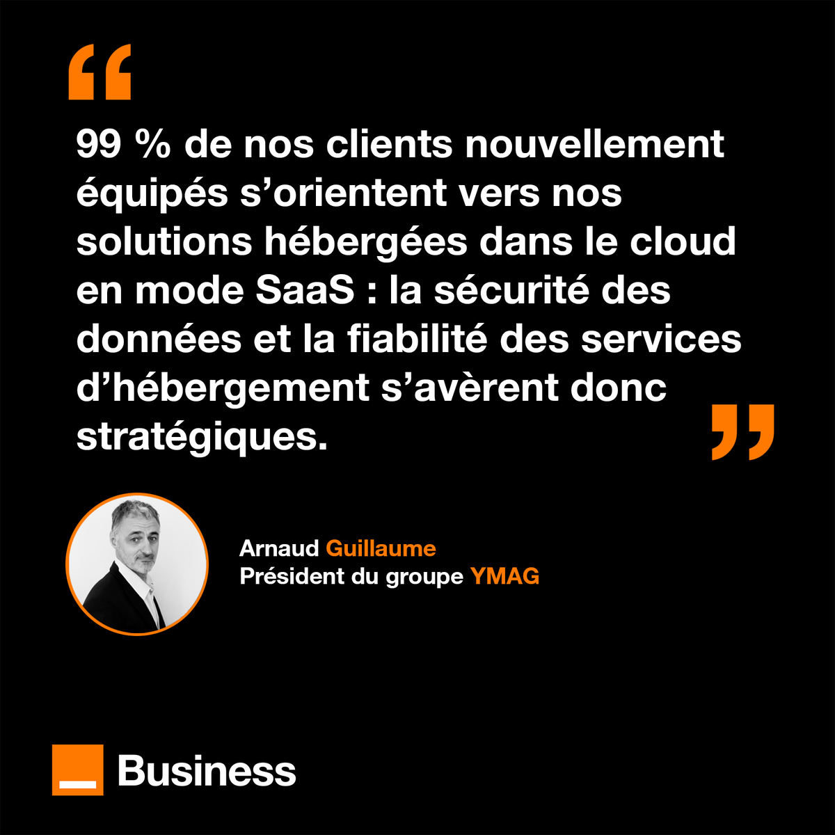 orangebusiness's tweet photo. Besoin d’une infrastructure #cloud souple et sécurisée ? ☁️
C’est le cas d’@ymag_sas qui avait besoin d’une solution pour garantir la disponibilité de ses logiciels 🙌
👉 https://t.co/vkvvKFWOWc https://t.co/y1X1j7RfNP