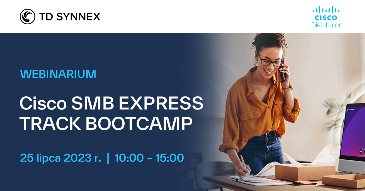 TDSYNNEXPL's tweet image. 🗓️ 25 lipca spotkaj się z nami na kursie online przygotowującym do specjalizacji #CiscoSMB Express Specialization, pozwalającym uzyskać certyfikat Cisco Certified #SelectPartner. Otwórz się na nowe możliwości!

Szczegóły 👉 ms.spr.ly/6012gLpV0

#Cisco #Bootcamp #SMBBootcamp