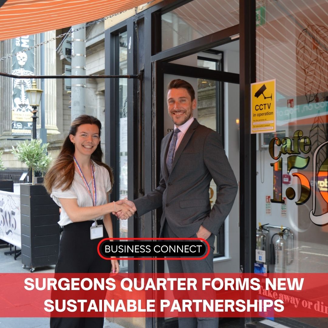 @SurgeonsQuarter forms partnerships to help them adopted a range of new sustainability measures
<a href="/Cyrenians1968/">Cyrenians</a> 
@equalexchangeuk
@TenHillPlace 
<a href="/CaffiaCoffee/">Caffia</a> 

Read more at: thebusinessconnect.co.uk/surgeons-quart…

#business #news #BusinessNews #SCOTLAND #EDINBURGH #uk #UKNews