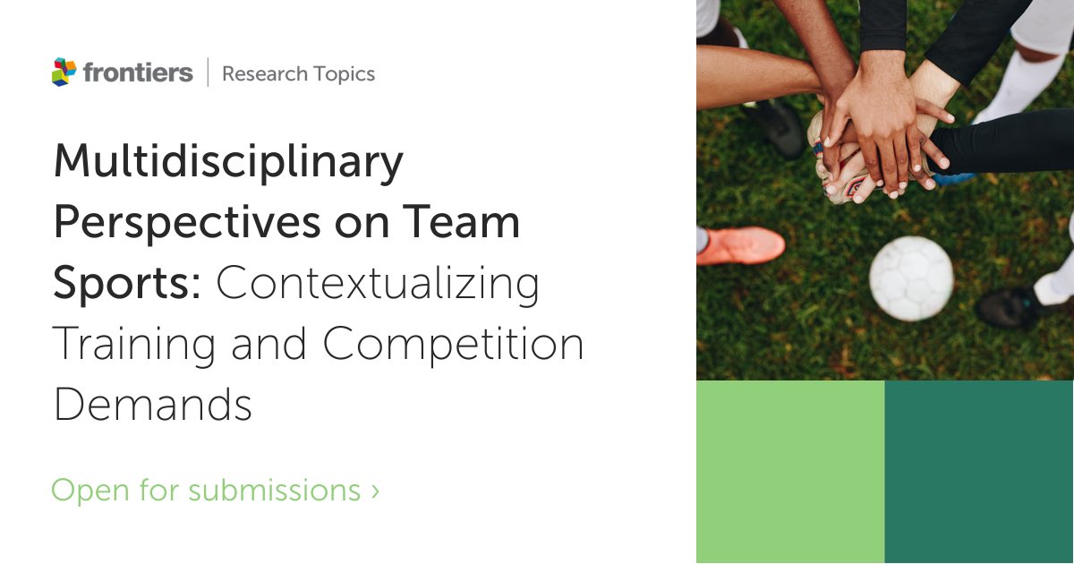 If you’re a team sports researcher, Please check our Research Topic! frontiersin.org/research-topic…
<a href="/magor_2/">Miguel Ángel Gómez</a> <a href="/vincenzo_ra/">Vincenzo Rago</a> #sportscience