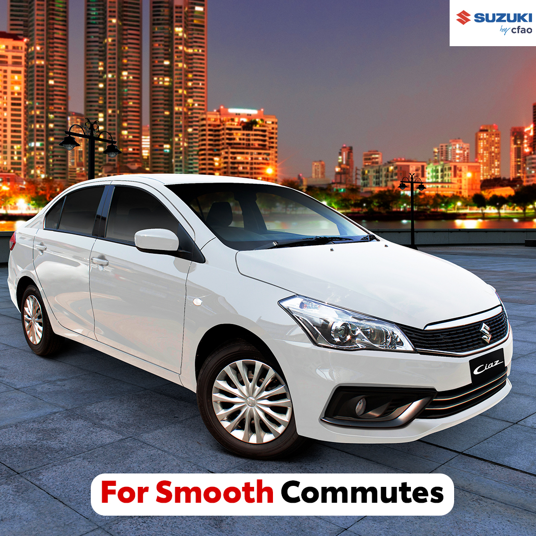 SuzukiCFAOKE's tweet photo. The #Suzuki Ciaz has an automatic transmission to keep your drive enjoyable even as you navigate the busiest lanes on your daily commute. Learn more here: https://t.co/zPT0Kco6AP
#CompactConfidence #CFAOMotorsDrivesKenya https://t.co/UwJFdaK0xY