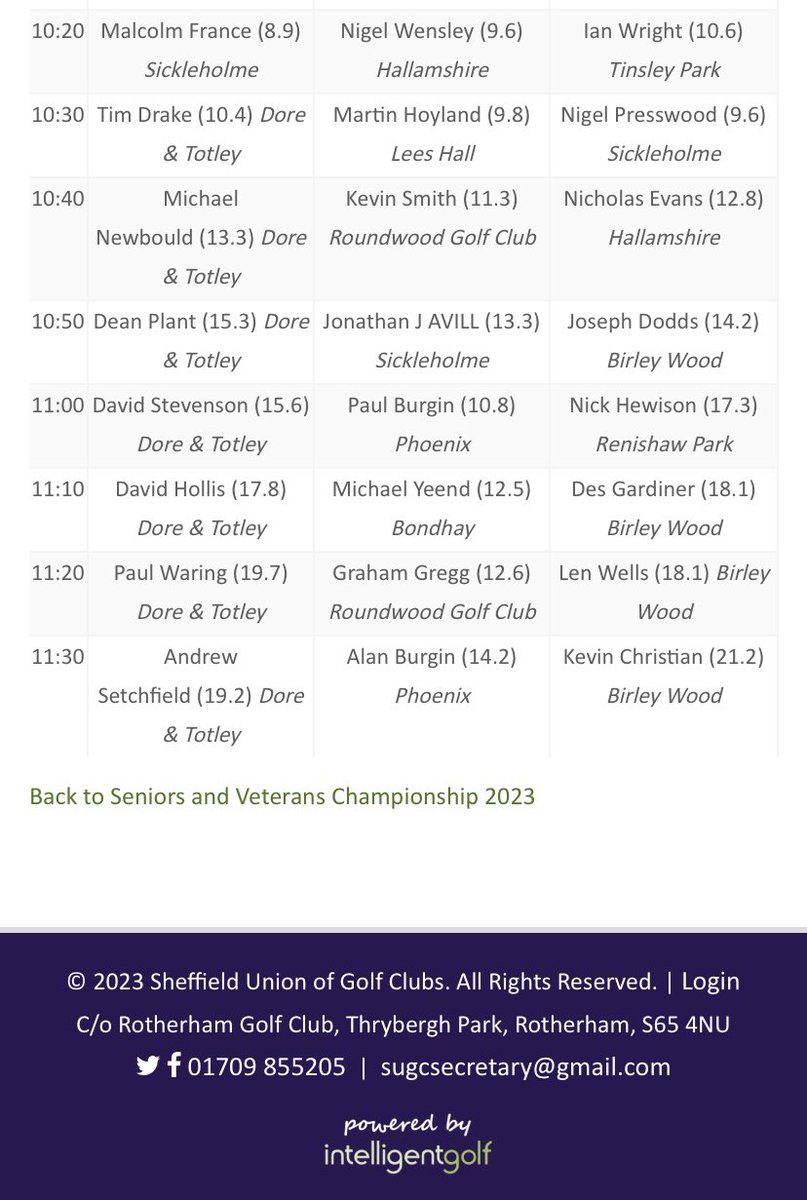 SheffGolfUnion's tweet photo. All the best to all the players who are playing in the comps this Sunday @DTGOLFCLUB @YUGCUK https://t.co/6LY54NVHpJ