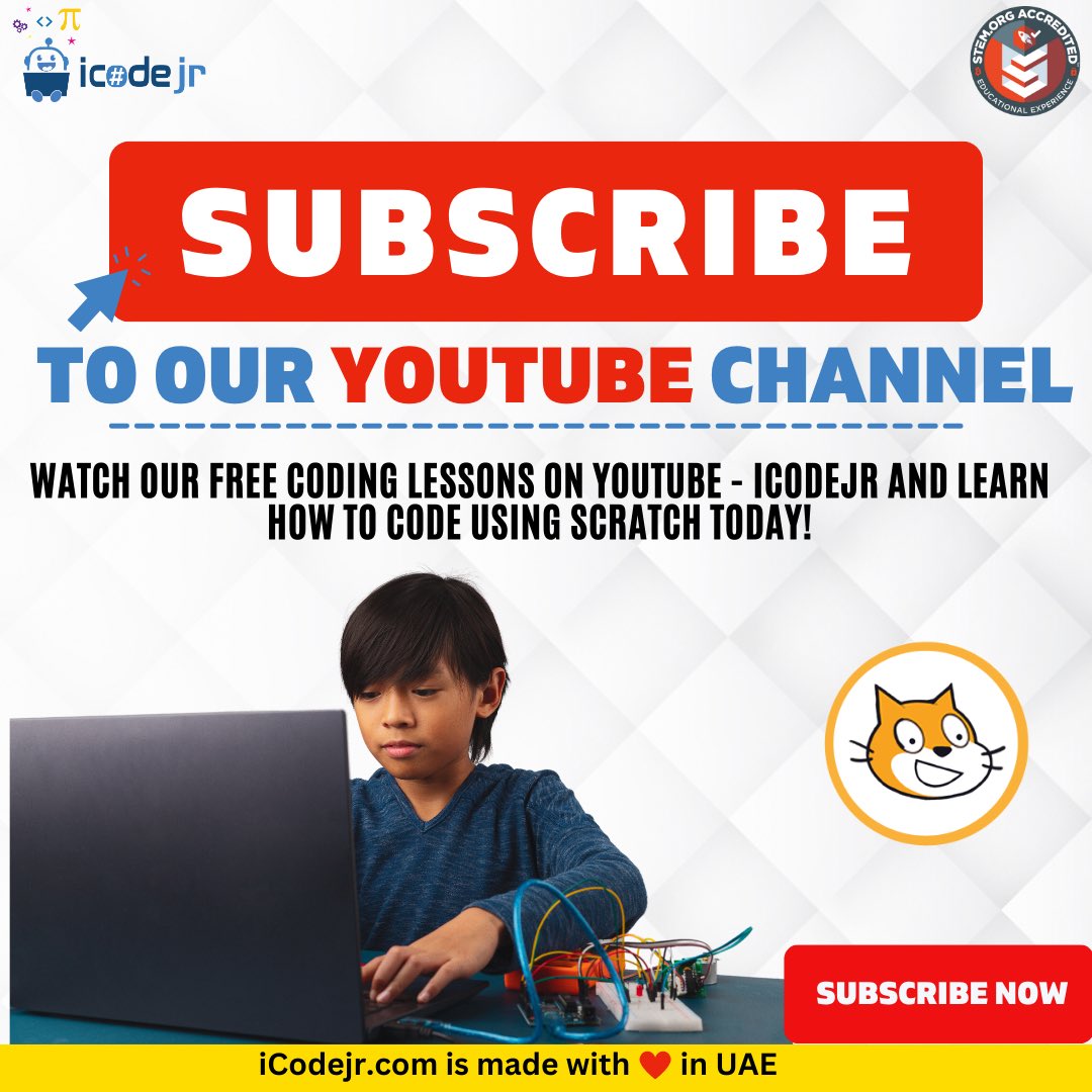 icodejr's tweet image. Unleash your creativity and groove to the beat! 🎵 watch part 2 of How to create a dance game using SCRATCH
Youtube - youtu.be/FRBdWHYdND0
.
.
.
Learn to Code Today
Book a free trial
icodejr.com
#learntocode #codingforkids #icodejr