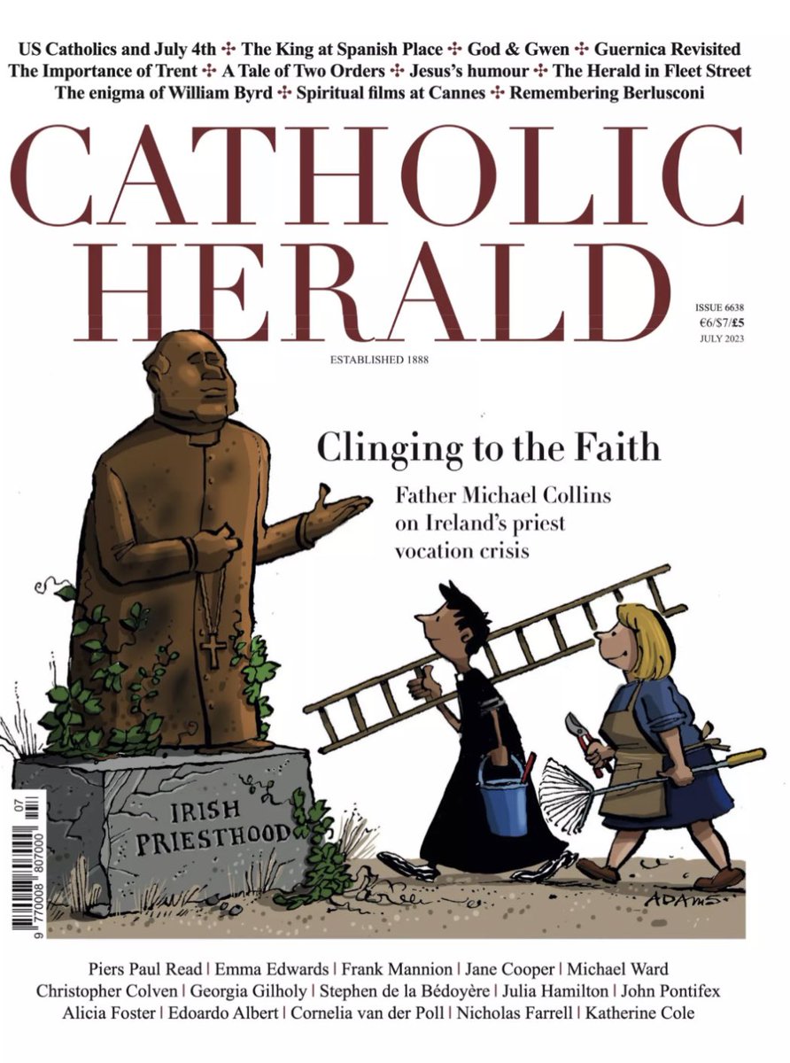 I am delighted to join The Catholic Herald as a features writer