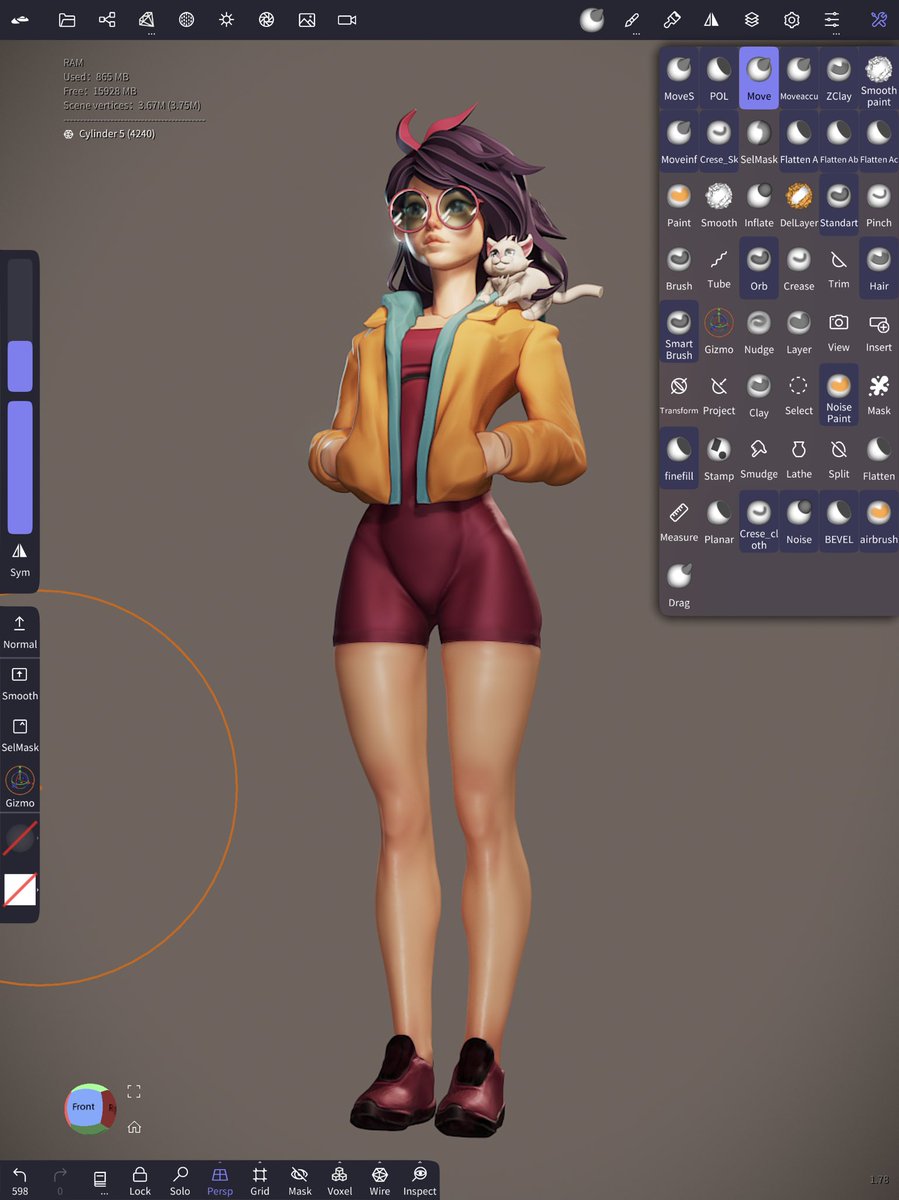 OC characters wiperinos 
Still 💯 % #nomadsculpt