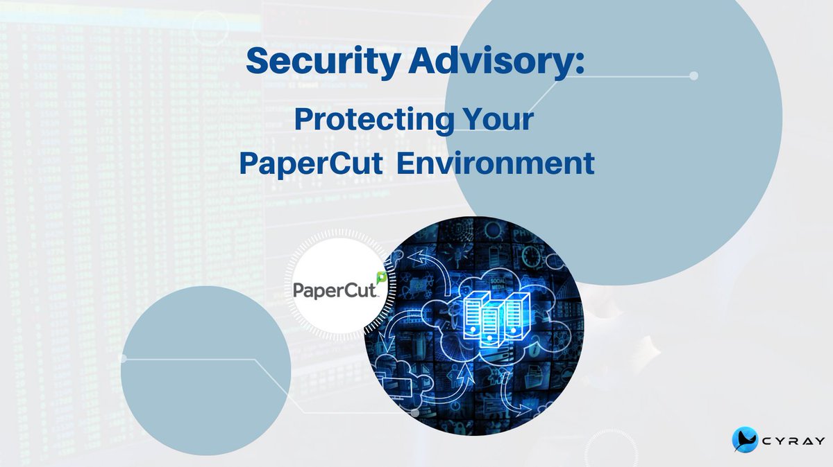CyRayio's tweet image. 🔒 Security Advisory: Protecting Your PaperCut Environment

We want to assure all CyRay's valued customers that our dedicated team of experts has developed advanced rules to detect any potential threat in your PaperCut environment.

#PaperCut #CyberSecurity #PrintEnvironment