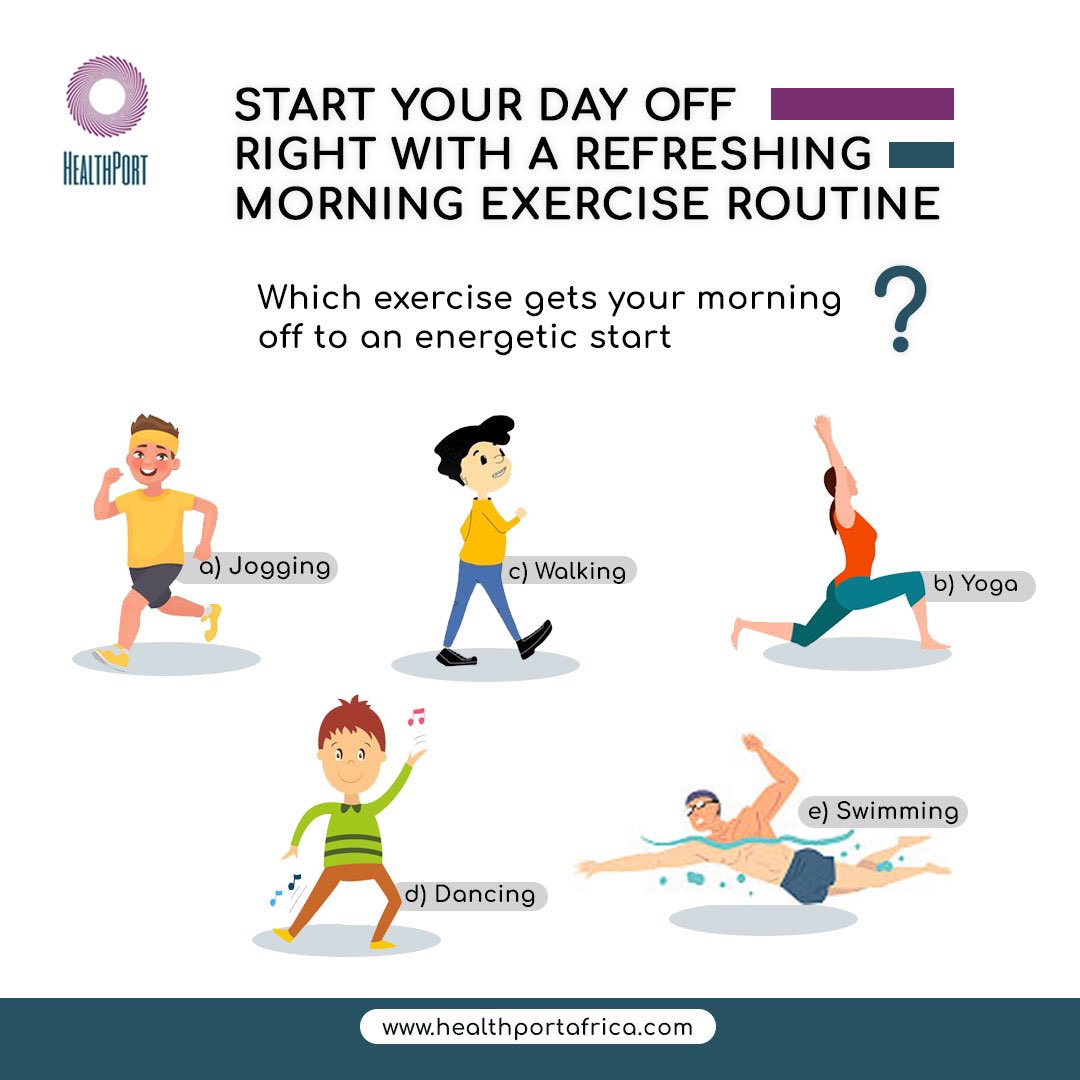 HealthPort2's tweet photo. Rise and shine! Start your mornings with a burst of energy and a dose of exercise.
Share your favorite morning exercise inspiration with us!
Let's make every morning an opportunity to kick-start our day with a healthy dose of activity.
#MorningExercise #ActiveMornings https://t.co/sGwlziXwqc