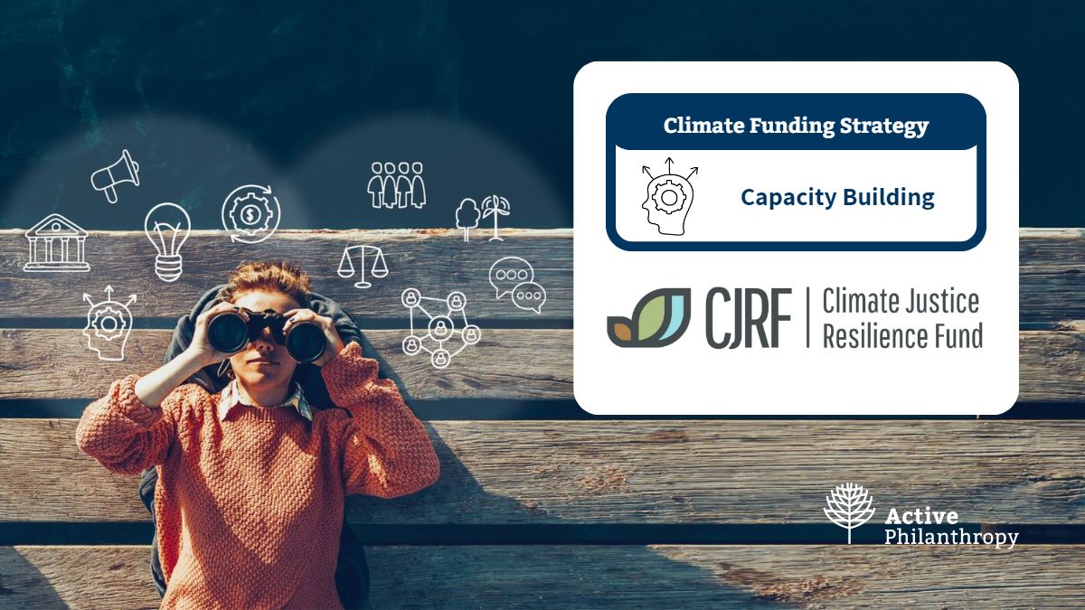 ActivePhilanthropy (@actphilanthropy) on Twitter photo Climate change demands more than just technical skills to tackle its challenges.
In our case study of the <a href="/CJRFund/">Climate Justice Resilience Fund</a>, we delve into the transformative work of CJRF and unveil how it goes beyond traditional capacity building. Read here: activephilanthropy.org/climatefunding…
#ClimateFunding Climate change demands more than just technical skills to tackle its challenges.
In our case study of the <a href="/CJRFund/">Climate Justice Resilience Fund</a>, we delve into the transformative work of CJRF and unveil how it goes beyond traditional capacity building. Read here: activephilanthropy.org/climatefunding…
#ClimateFunding